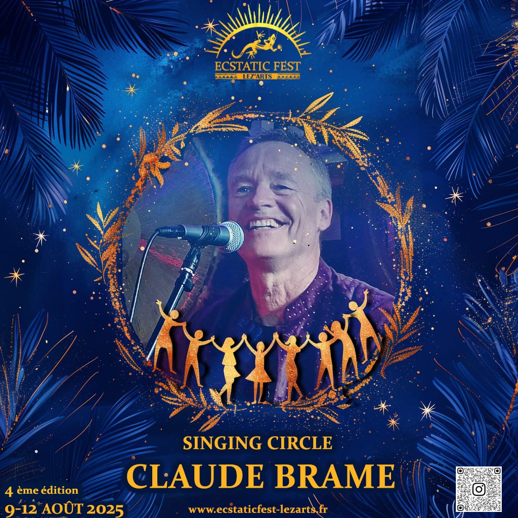 Claude Brame - Affiche Officielle | Lez'Art Festival 2025 Affiche officielle du Lez'Art Festival 2025 mettant en avant Claude Brame
